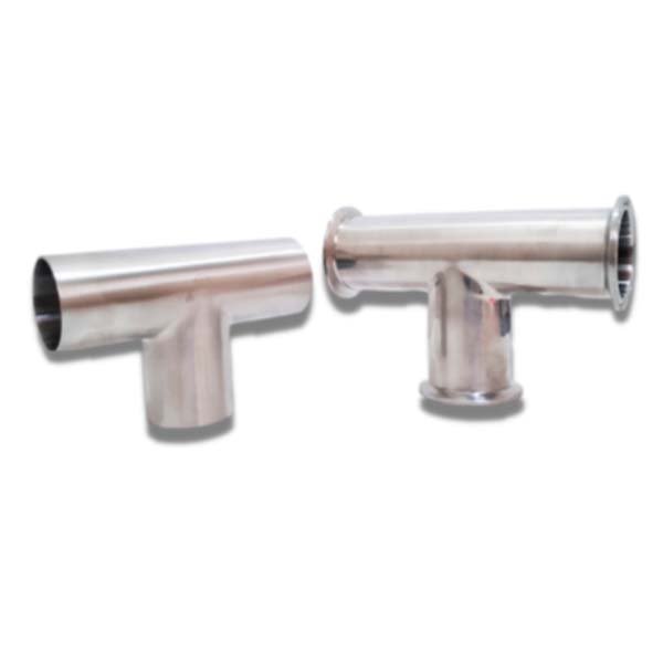 tees sanitarias clamp